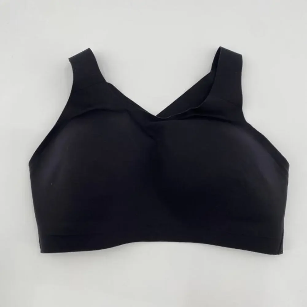 Lululemon Enlite Bra Black‎ High Support Ultralu Criss Cross Weave Run